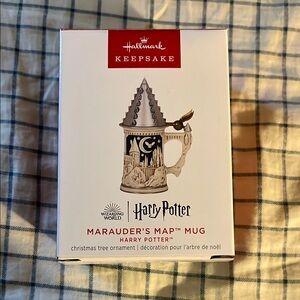 Hallmark Keepsake Harry Potter Marauder's Map Mug Christmas Ornament - 2023 NIB